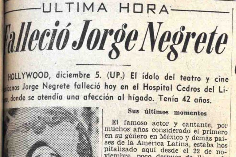Jorge Negrete, el ‘Charro Cantor’