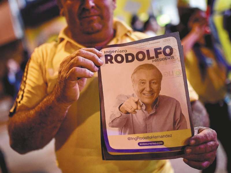 Rodolfo Hernández obtuvo el mayor apoyo en los departamentos del centro del país. / José Vargas