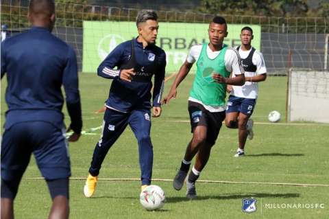 Fernando Uribe ya se entrena con Millonarios