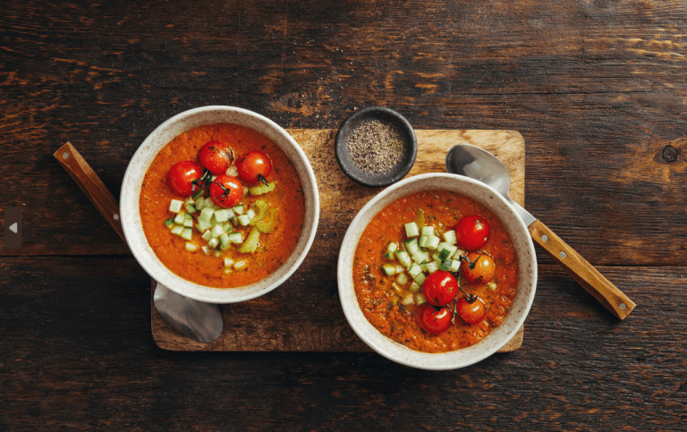 Esta es la receta para preparar gazpacho