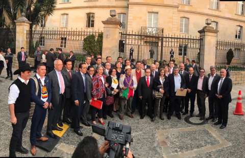 Congresistas vuelven a la Casa de Nariño para convencer a Duque de viajar a Cauca