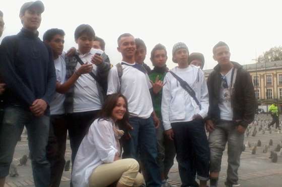 Los artistas se remangaron