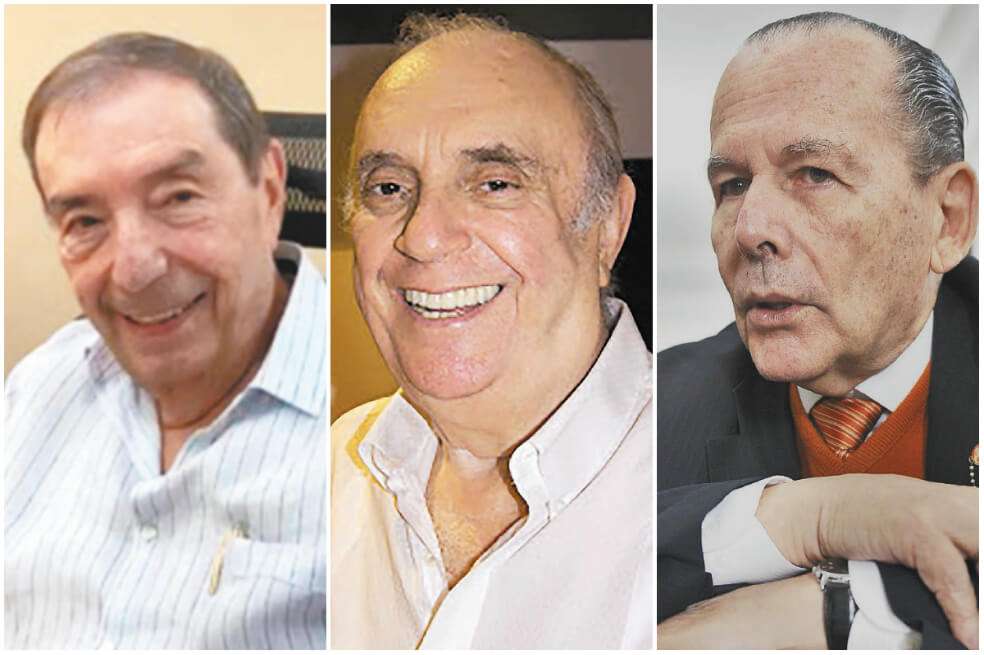 De izquierda a derecha: Fuad Char, José Name y Roberto Gerlein. / Fotos: Archivo particular y Zona Cero