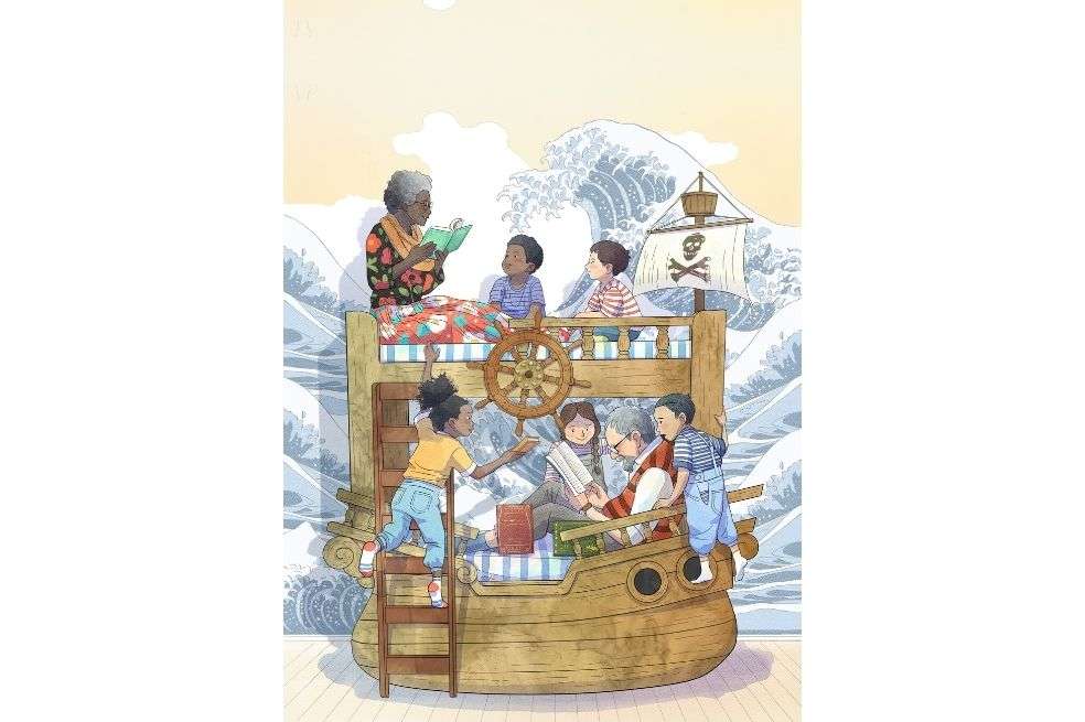 Ilustración "Los abuelos cuentan".