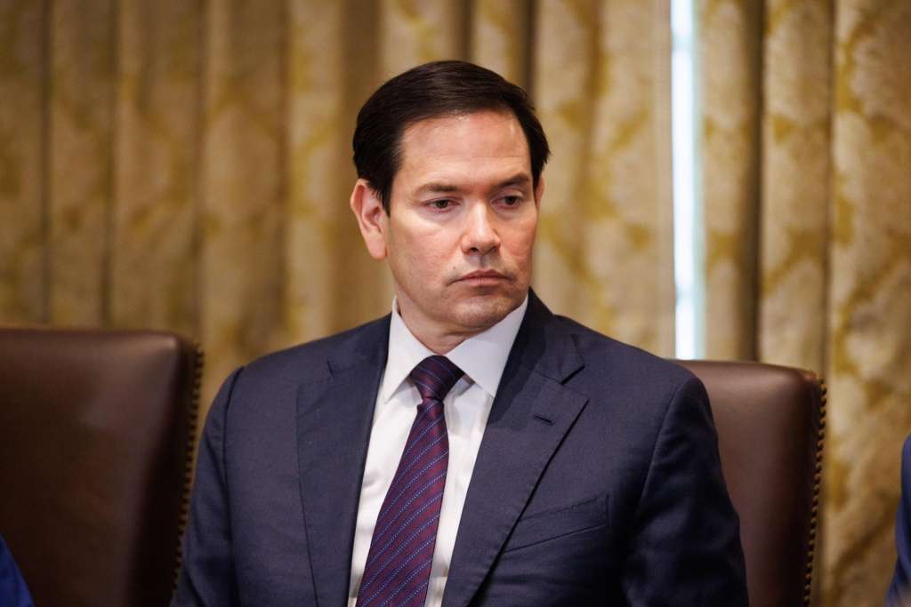 Washington (United States of America), 08/07/2025.- US Secretary of State Marco Rubio participates in a cabinet meeting in the Cabinet Room of the White House in Washington, DC, USA, 08 July 2025. EFE/EPA/AARON SCHWARTZ / POOL