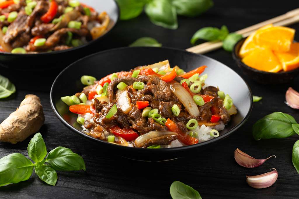 Carne con verduras