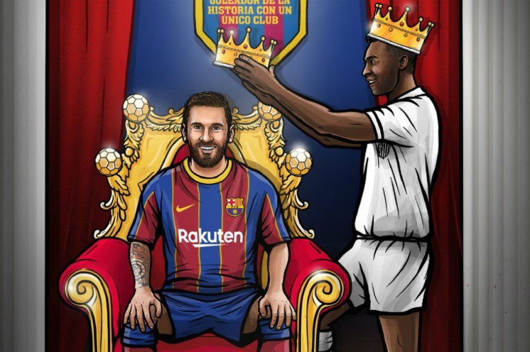 Lionel Messi y su nuevo asiento: superó a Pelé