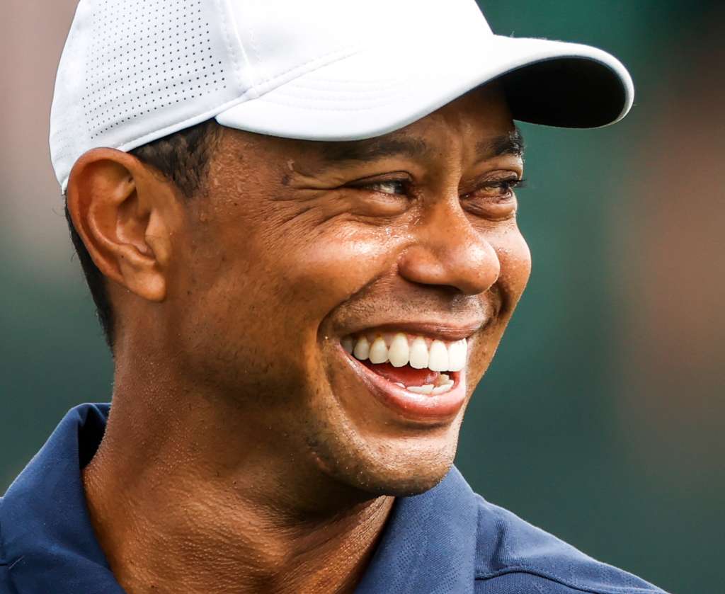 -FOTODELDIA- Augusta (Estados Unidos), 04/04/2022.- El tenista estadounidense Tiger Woods durante el entrenamiento del Masters de Augusta en Georgia, Estados Unidos. EFE/ Tannen Maury