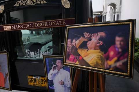 Jorge Oñate: familiares, amigos y seguidores lo despiden en La Paz (Cesar)