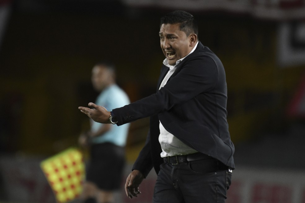 Con apenas 36 años Diego Corredor, entrenador de Patriotas de Boyacá, en uno de los técnicos más jóvenes del fútbol colombiano. / Getty Images