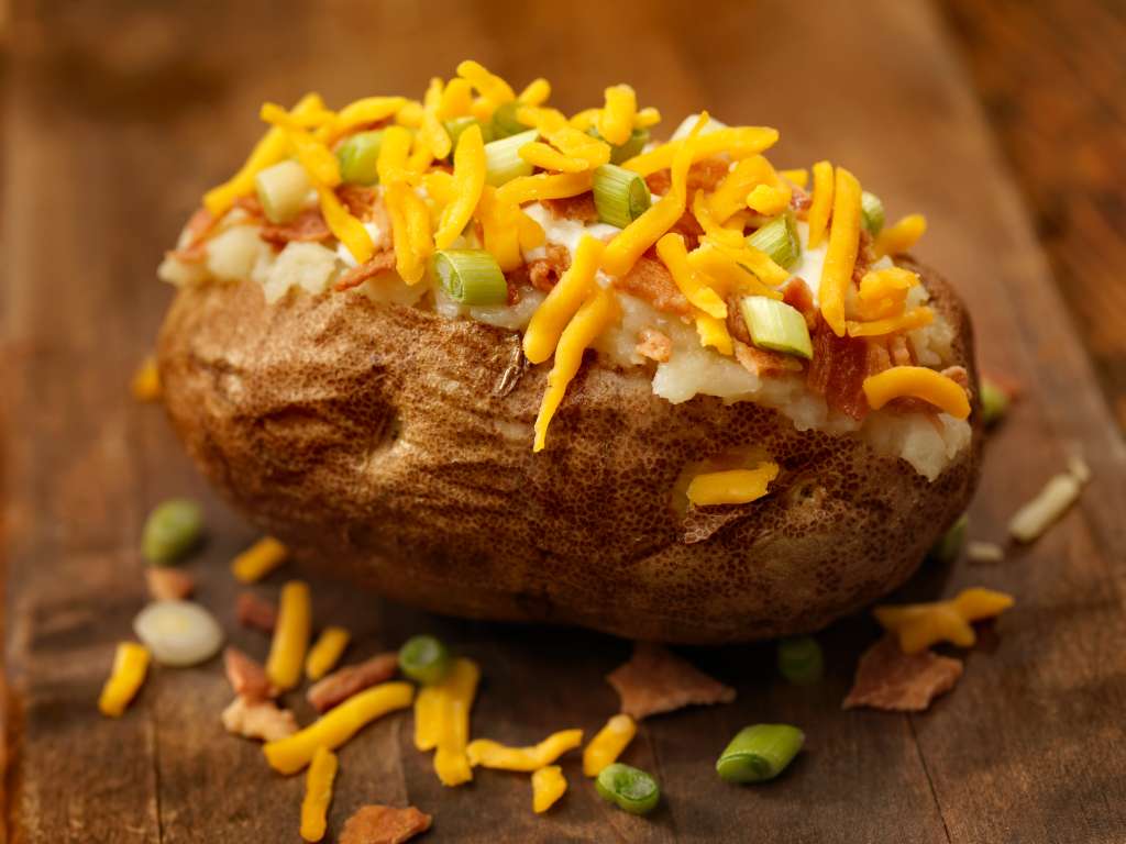 Papas rellenas al horno