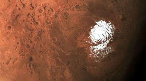 Al parecer, el gran lago subterráneo hallado en Marte no existe