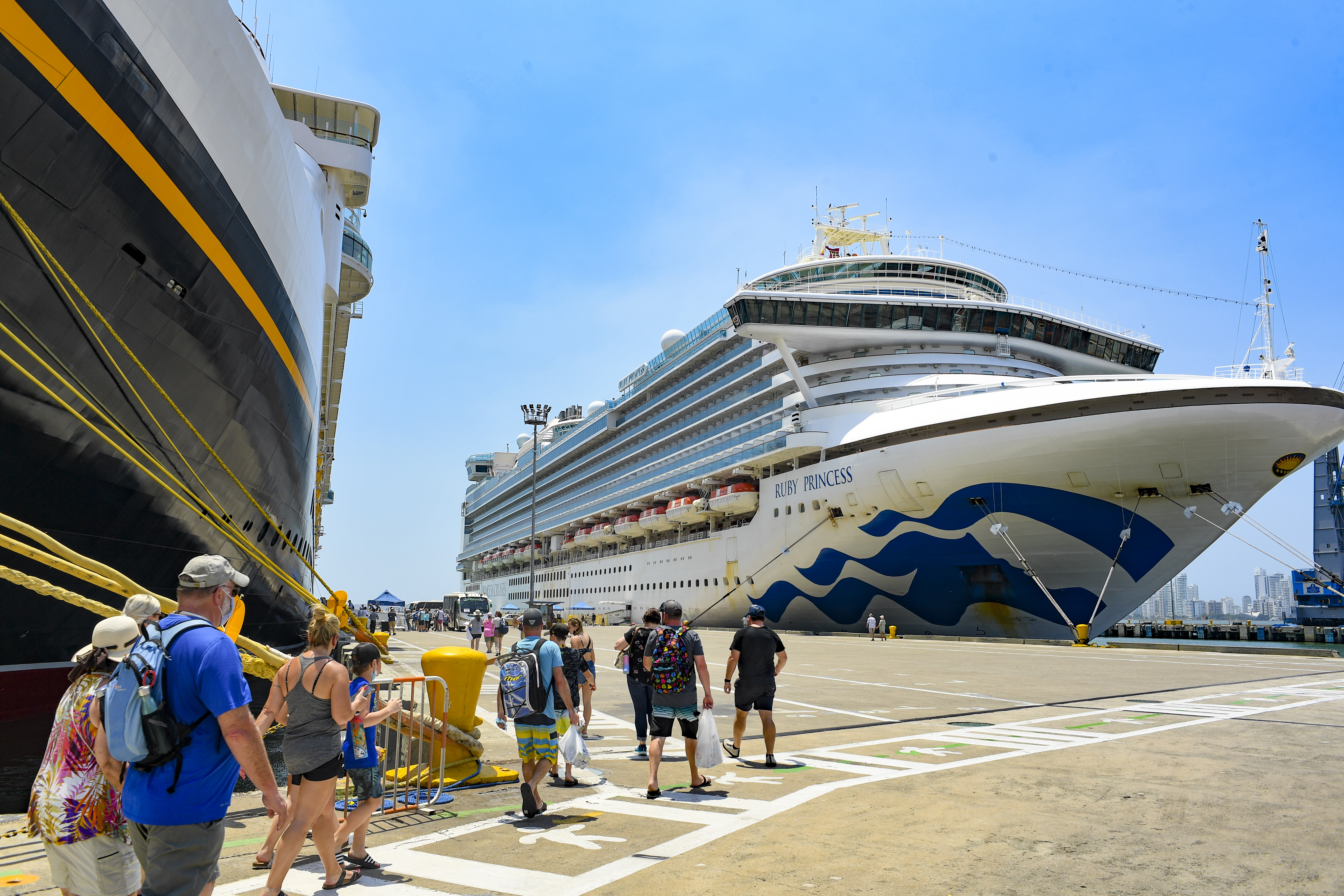 Arribó por primera vez a Colombia el barco Ruby Princess, de la línea Princess Cruises.