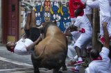 14 heridos por cornadas de toros en fiestas de San Fermín en España