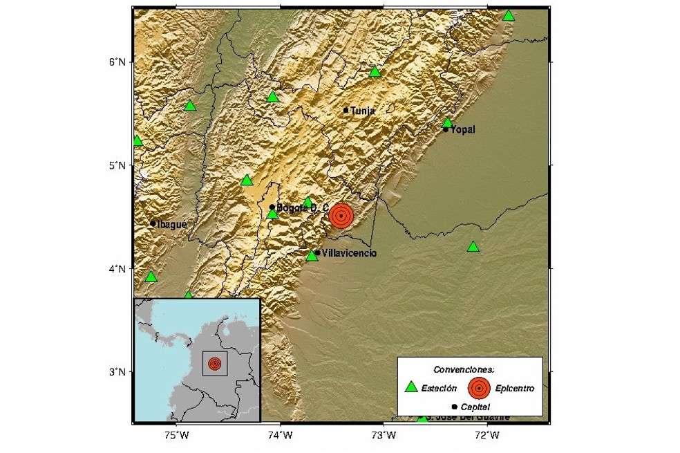 El Servicio Geológico Colombiano (SGC) reportó dos eventos sísmicos en la mañana de este jueves, 31 de octubre.