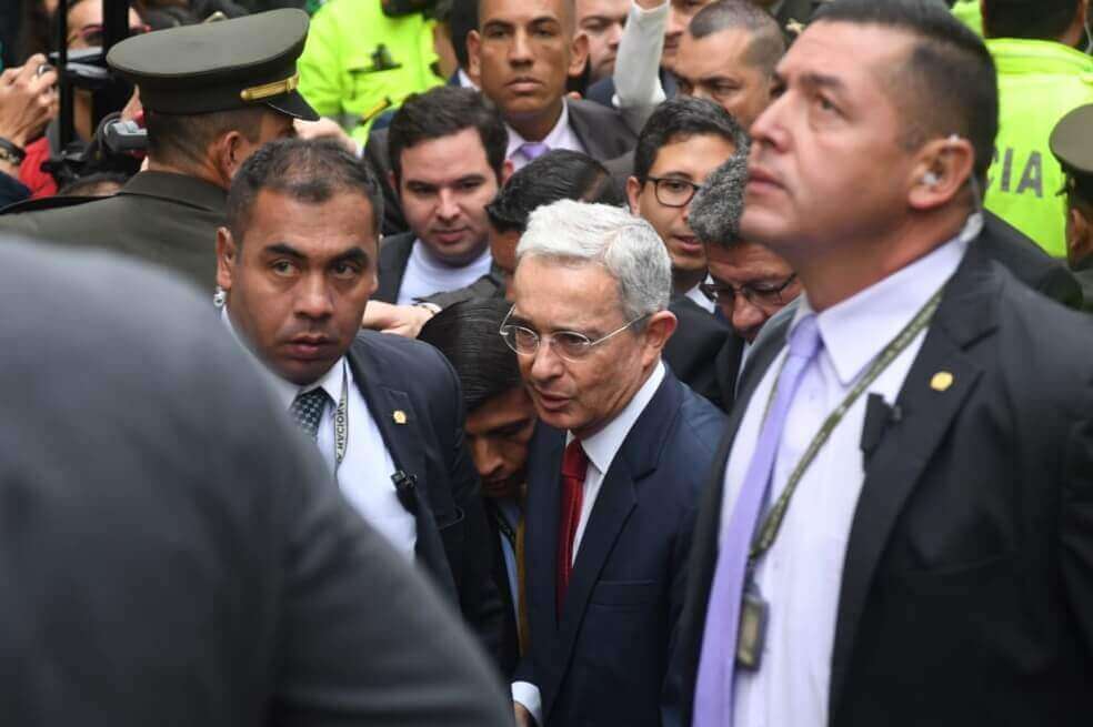 Franklin Castañeda, cabeza del Comité de Solidaridad con Presos Políticos, denunció a Álvaro Uribe por presunta injuria y calumnia. / Gustavo Torrijos-El Espectador