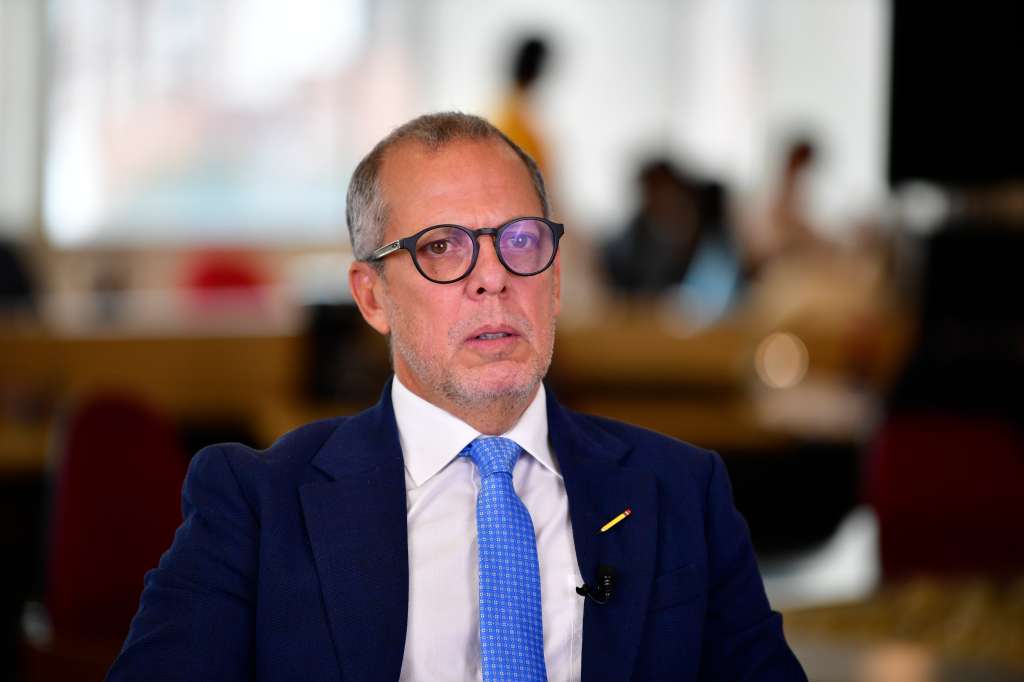 Jefe de Despacho de la Presidencia durante entrevista para El Espectador