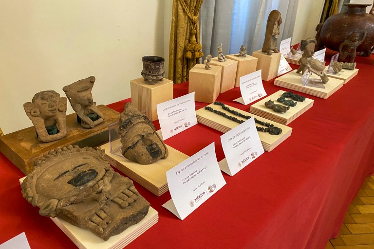 México exige la devolución de 195 piezas precolombinas que iban a vender en eBay en EE.UU.