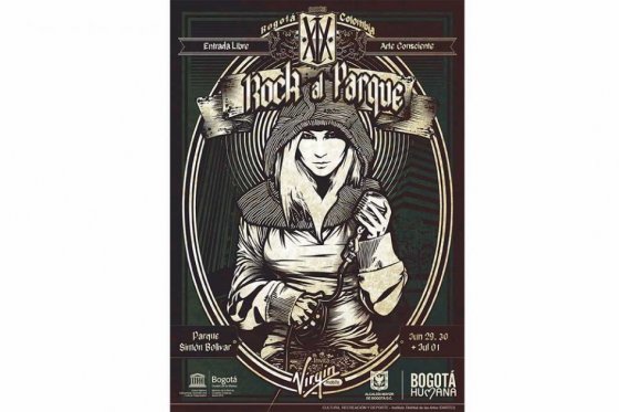 Afiche de Rock al Parque 2013.