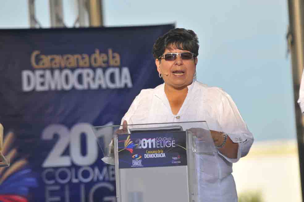 María del Socorro Bustamante.