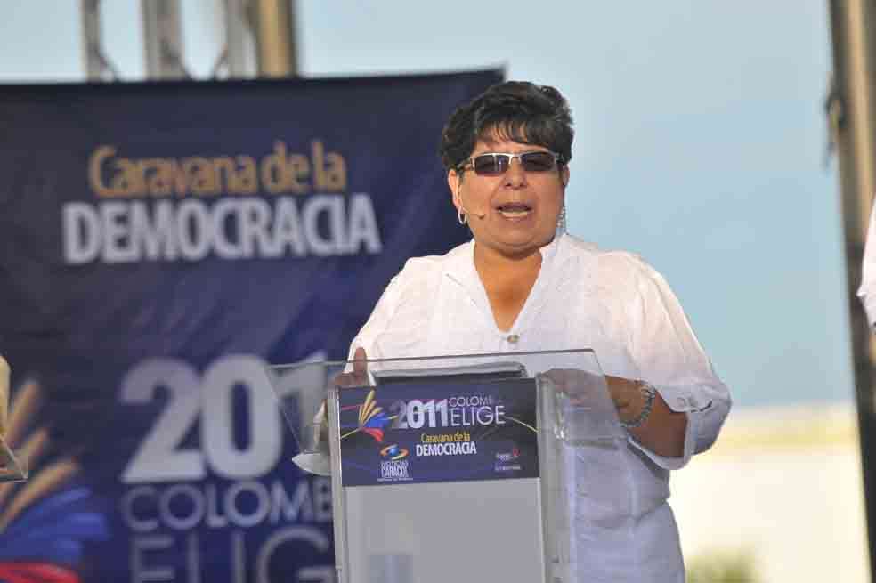 María del Socorro Bustamante.