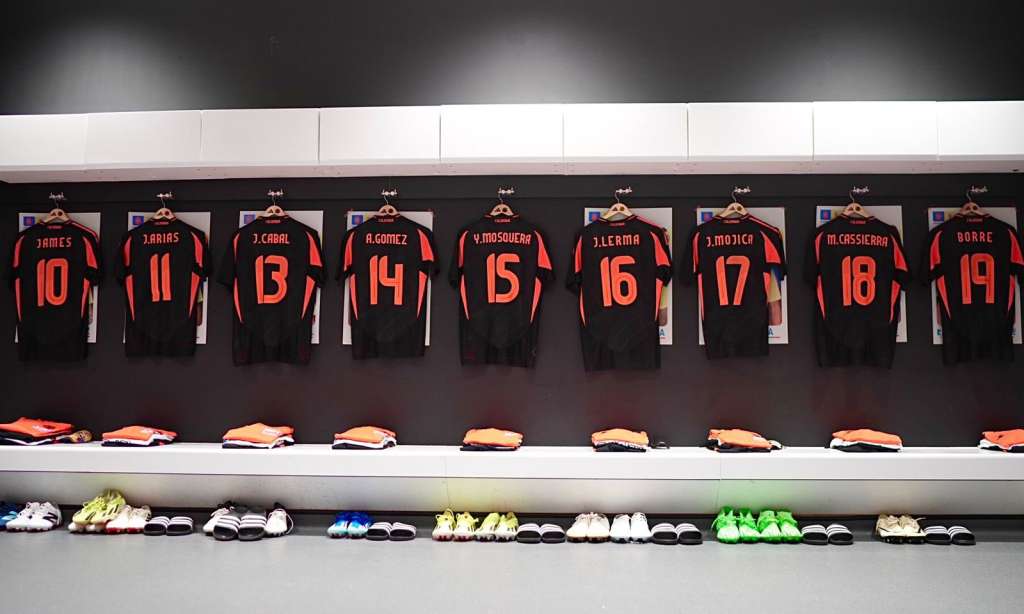Camiseta visitante de la selección de Colombia para la Copa América