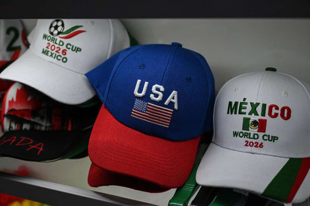Gorras de la Copa del Mundo de 2026. Imagen de referencia.