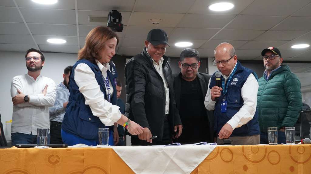 La Defensoría del Pueblo fue garante del diálogo entre el Gobierno y el comité del paro.