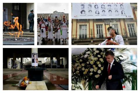 Así conmemoró Bogotá los 30 años de la toma y retoma al Palacio de Justicia