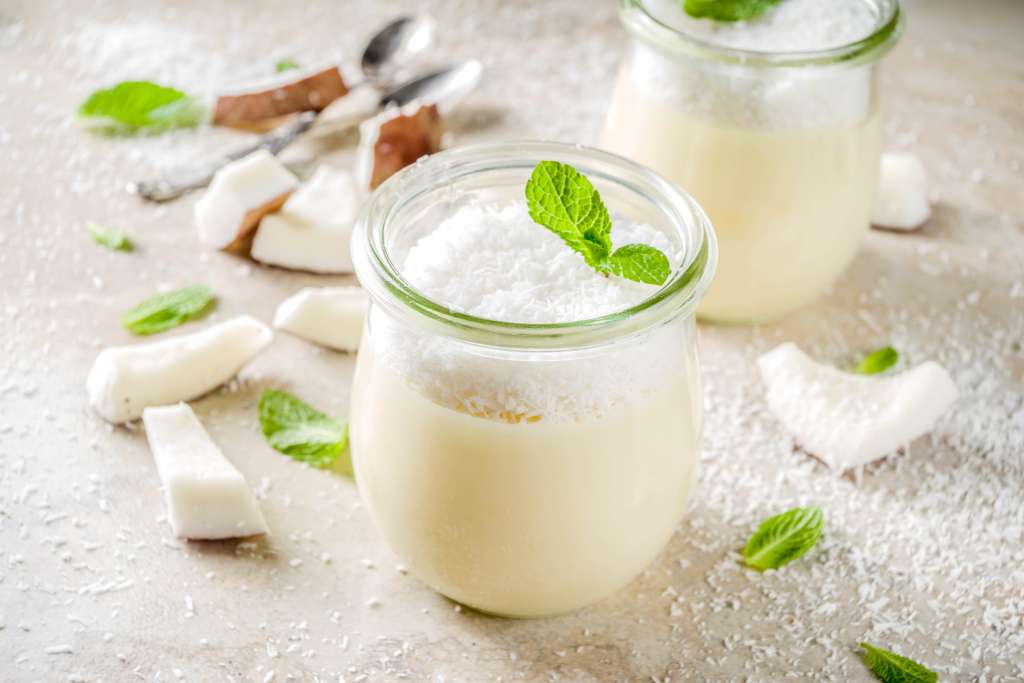 Agua de coco cremosa