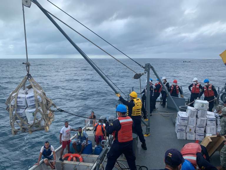 El ojo del huracán Iota estuvo a 18km de la Isla de Providencia. “Fue devastador por la velocidad de evolución. En mi experiencia nunca antes visto”, aseguró Yolanda Gonzáles, directora del Ideam / Armada Nacional.