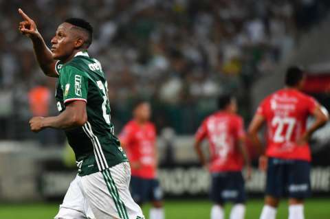 Con gol de Yerry Mina al último minuto, Palmeiras le ganó a Wilstermann