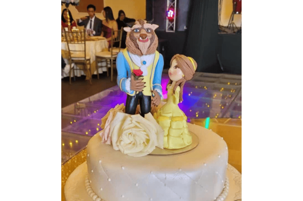 Torta de matrimonio de Roy Barreras y Claudia González.