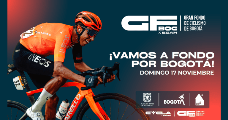 Llega el Gran Fondo de Ciclismo X Egan Bernal a Bogotá ¡Tome nota a estos desvíos!