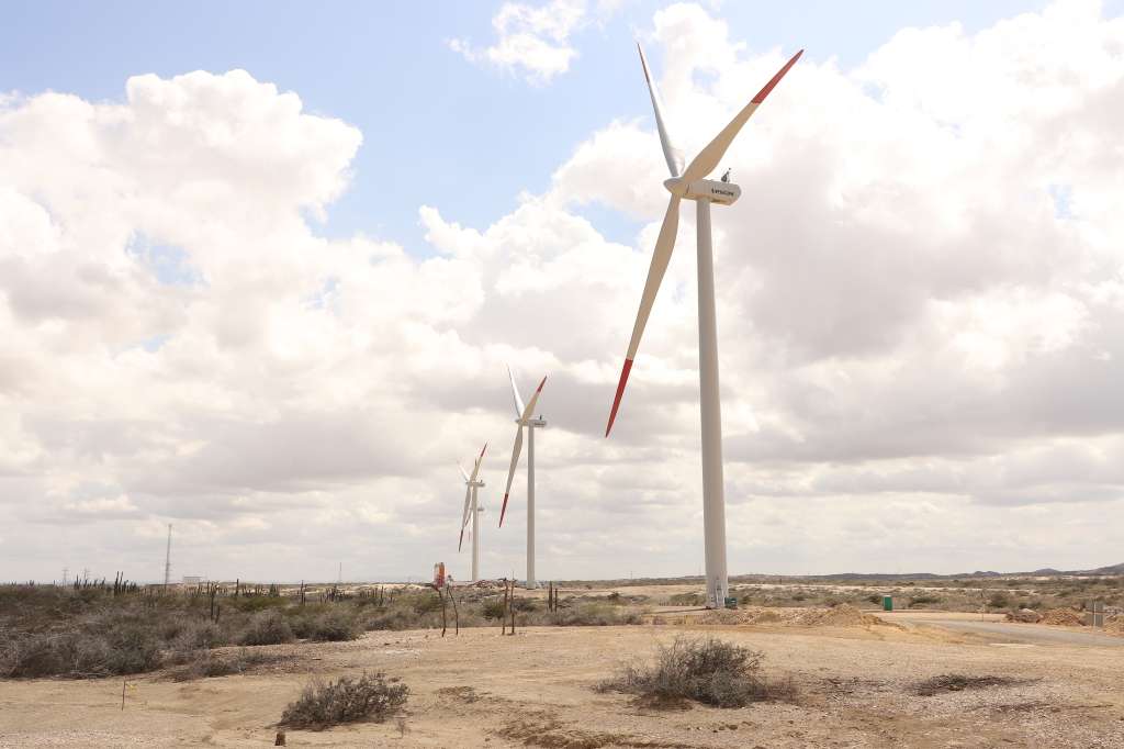 Parque eólico de la Guajira.