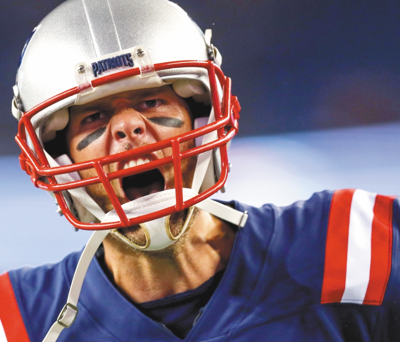 Tom Brady, mariscal de campo de los Patriotas de Nueva Inglaterra. / Getty Images