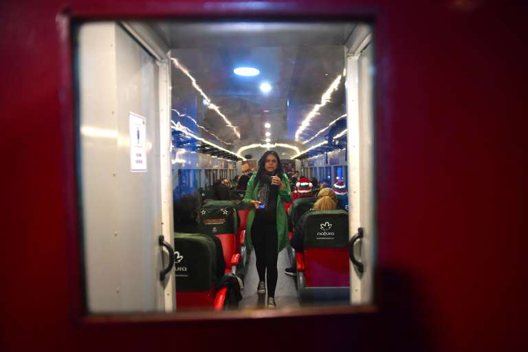 Tren de la Sabana en época decembrina