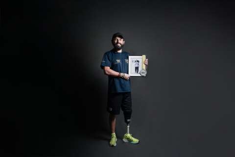 La historia del militar que rehízo su vida en el deporte tras pisar una mina antipersonal