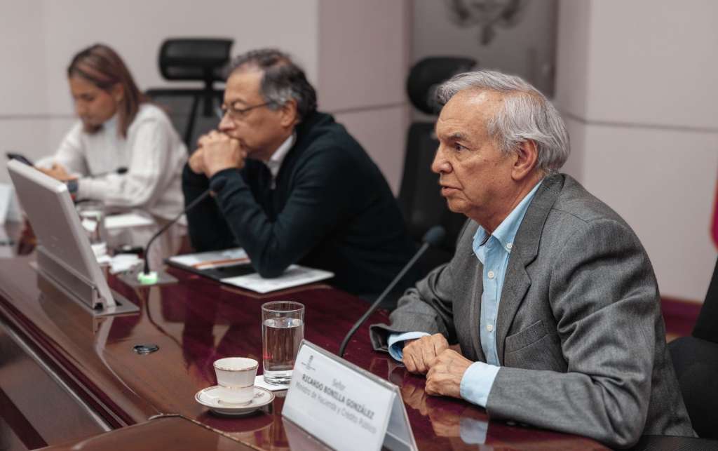 Ministro de Hacienda, Ricardo Bonilla.