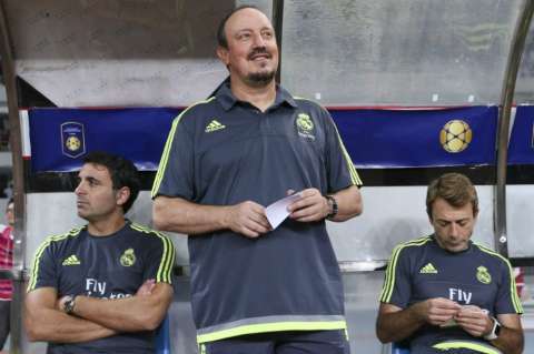 “Me gusta trabajar con la plantilla no con un once”: Rafa Benítez