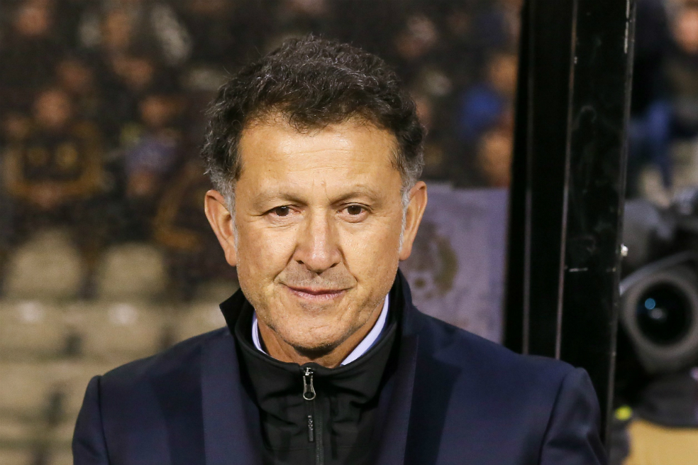 El colombiano Juan Carlos Osorio, DT de México, durante el encuentro de este viernes frente a Bélgica. / EFE