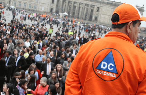 Así transcurrió el simulacro de evacuación en Bogotá