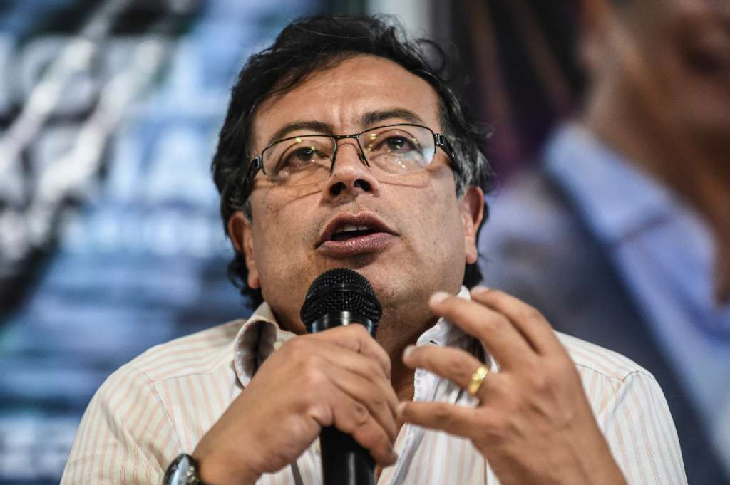Senador Gustavo Petro. / AFP