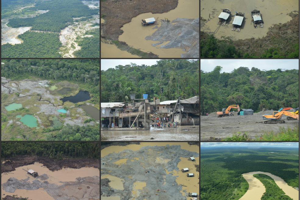 La minería ilegal, uno de los mayores problemas ambientales del país, avanza por el río Quito y el río Atrato delante de las autoridades ambientales del Chocó. / Jesús Oliveros