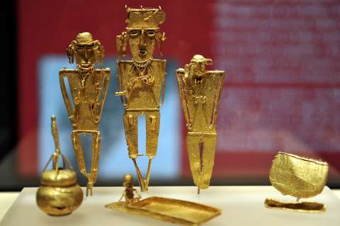 "Historias de ofrendas muiscas", exposición en el Museo del Oro de Bogotá