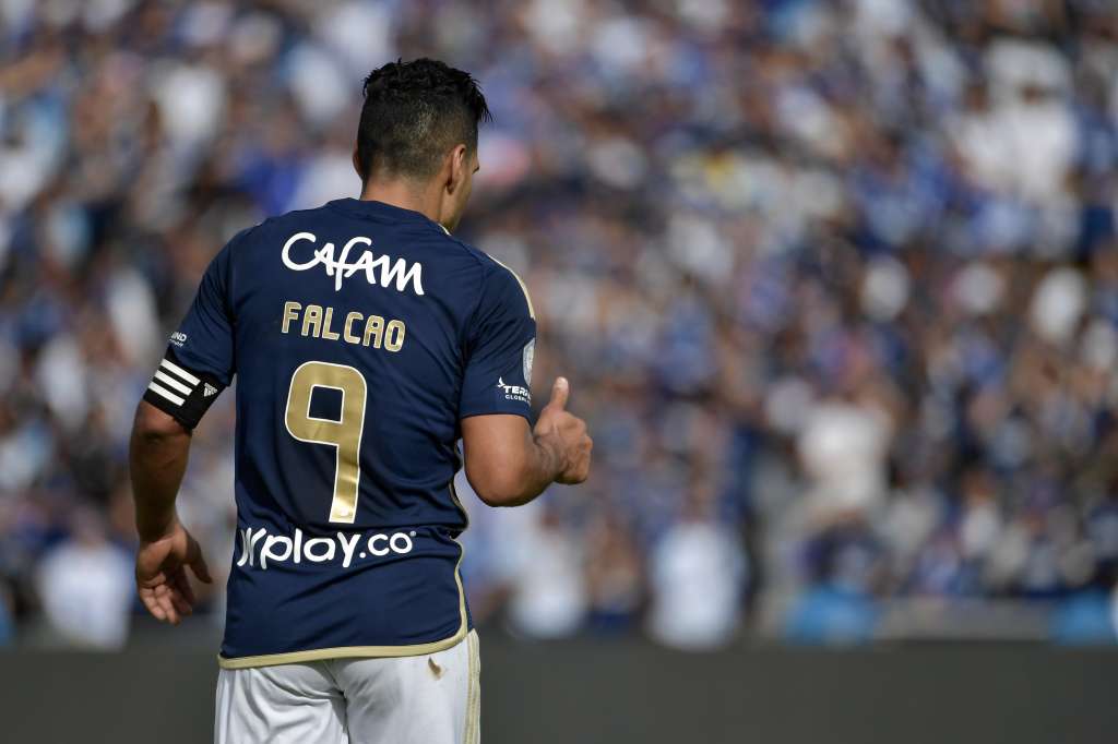 Jugador de Millonarios durante el compromiso ante el Atlético Bucaramanga por la fecha dos de la Liga BetPlay Dimayor segundo semestre