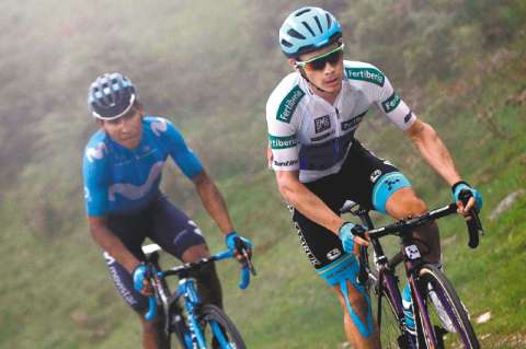 La Vuelta a España se puso a mordiscos