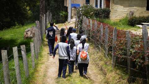 El colegio que hace brotar ciencia en una vieja cantera de Ubaté