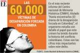 Las 60.000 víctimas de desaparición forzada en Colombia