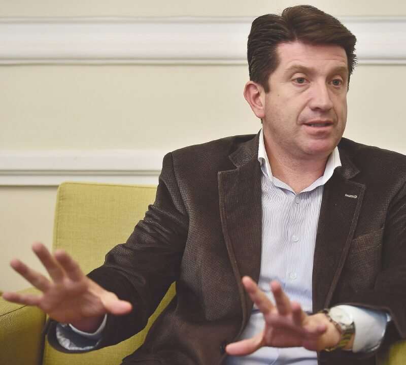 Diego Molano asegura que uno de los acuerdos que se han logrado es la reestructuración del Icetex. / Óscar Pérez